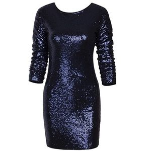 Cocktail dress 👗 gorgeous navy blue!